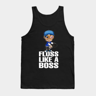 Floss Like A Boss Baseball Flossing Tank Top